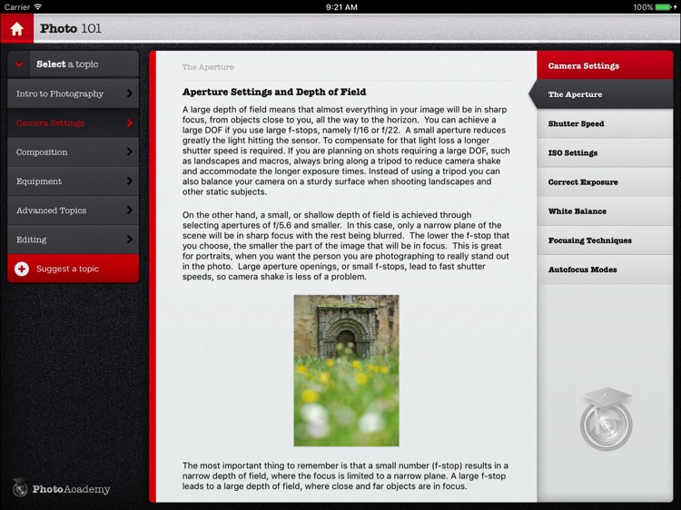 Photo Academy for iPad