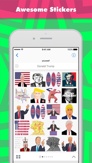 Donald Trump stickers by youssefyou