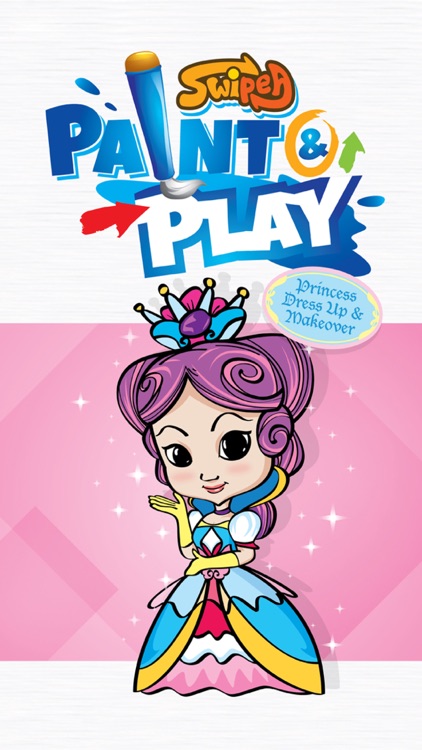 Paint & Play: Princess, Coloring Book For Girls screenshot-4