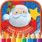 Santa Claus Coloring Page Christmas Book for Kids