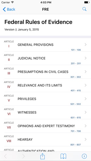 Federal Rules of Evidence (LawStack's FRE)(圖1)-速報App