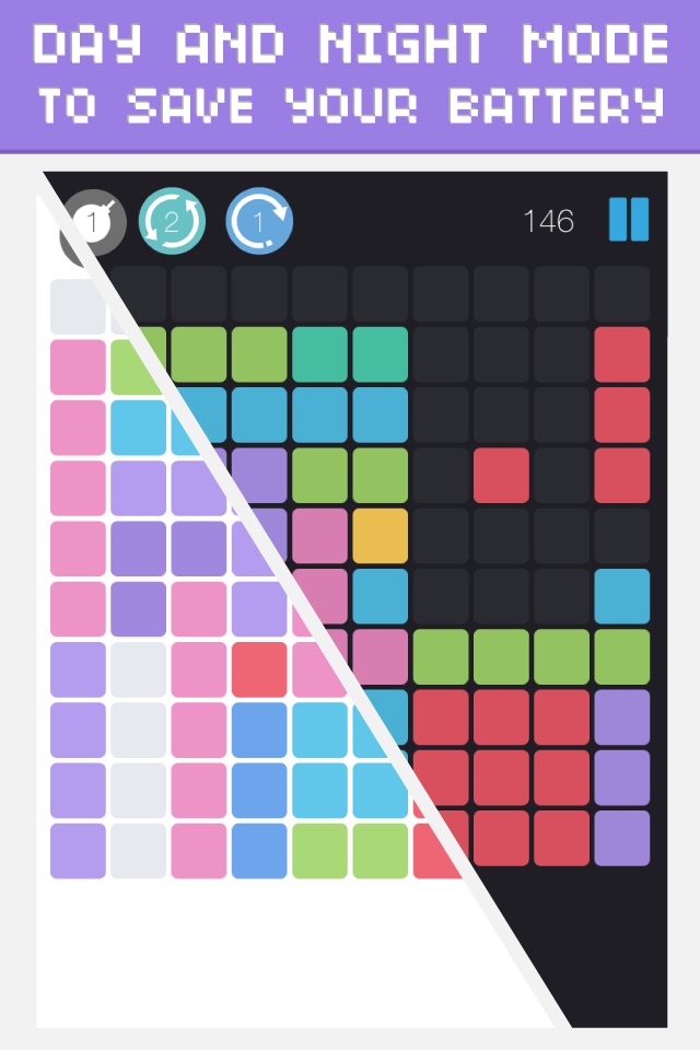 Block original tether color fill hexic screenshot 3