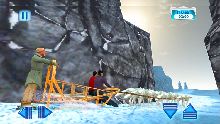 Uphill Dog Sledding Transport & Cargo Delivery Sim screenshot-4