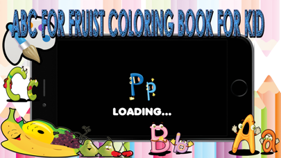 How to cancel & delete abc for fruits coloring book for kid from iphone & ipad 1