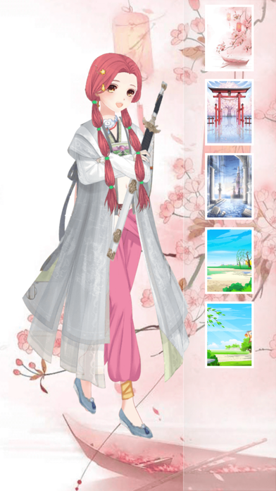 Snow princess classic dress - Girls dress up game screenshot 2
