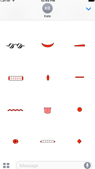 fukuwarai(福笑い)animal stickerのスクリーンショット4 fukuwarai(福笑い)animal stickerのスクリーンショット4