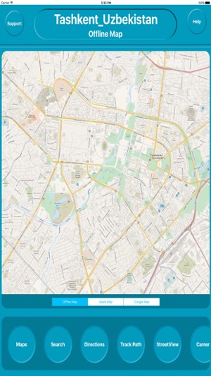 Tashkent Uzbekistan Offline City Maps Na