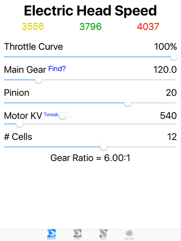 RC Heli Calc screenshot 3