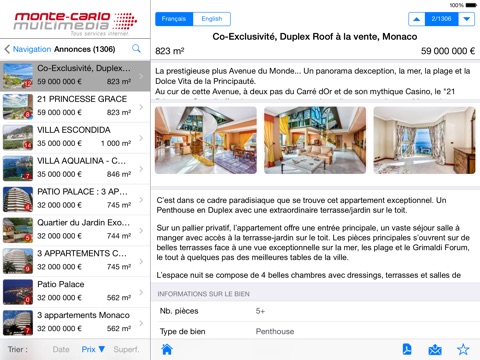 Intranet Immo Monaco screenshot 4