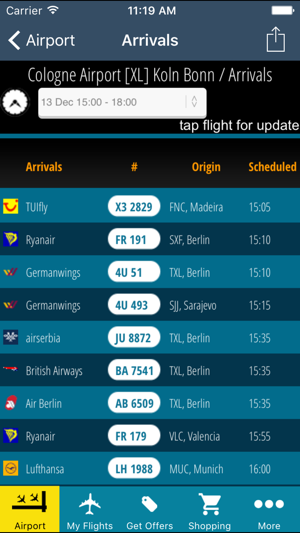 Cologne Airport (CGN) Flight Tracker(圖2)-速報App