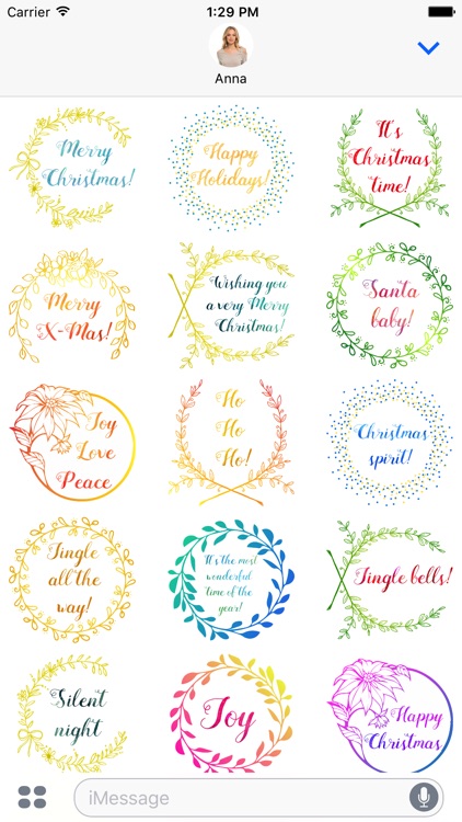 Christmas Wishes - Watercolor Messages