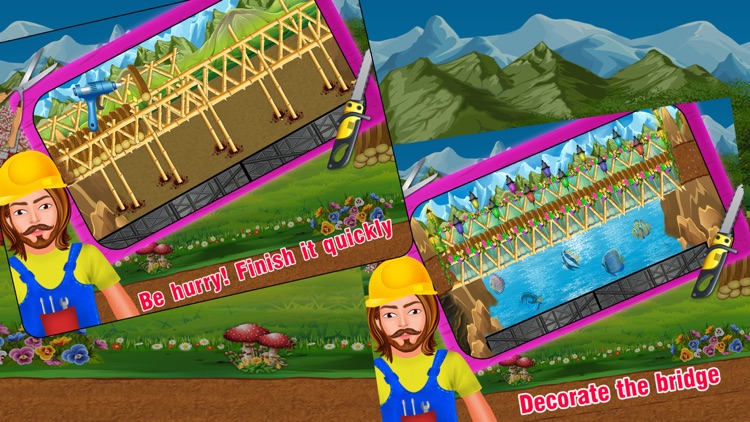 Village Farm Bridge Builder screenshot-3