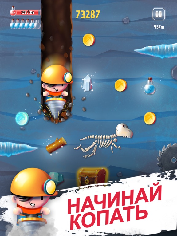 Tiny Miners на iPad