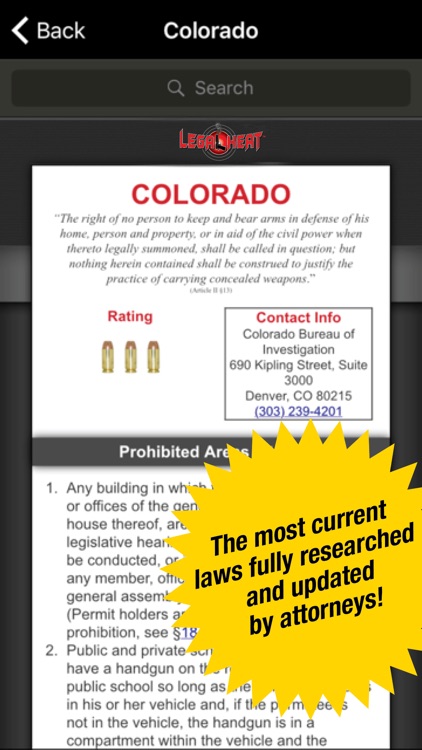 Legal Heat - 50 State Guide to Firearm Law screenshot-4