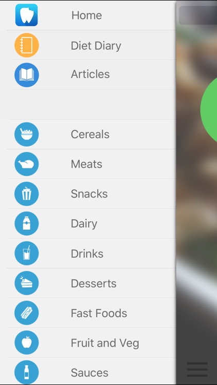 FoodForTeeth - Food Database and Diet Diary