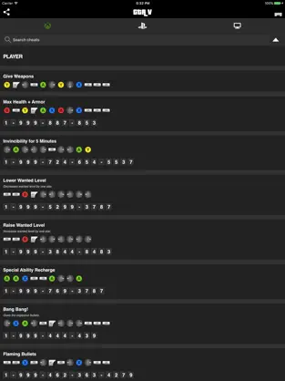 Screenshot 2 Cheats for GTA 5 + iphone