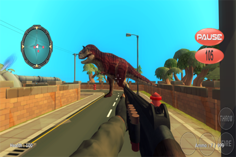 Dino Sniper Hunt City screenshot 4