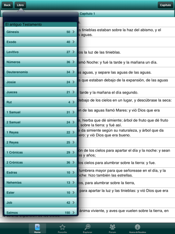 The Spanish Bible Offline for iPad screenshot 2
