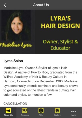 Lyras Hair Design screenshot 2