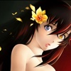 Anime Girl with Flowers Wallpapers HD-Art Pictures