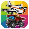 Kids Coloring Book Game Monster Truck And Planes