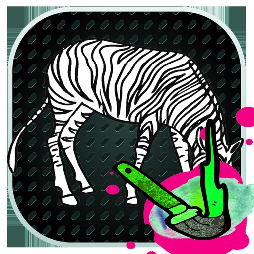 Zebra Coloring Game For Kid Icon