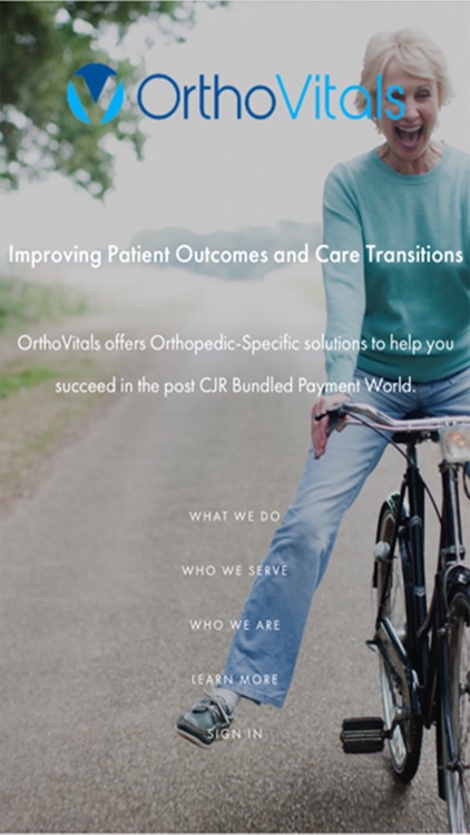 OrthoVitals Patient App Browser