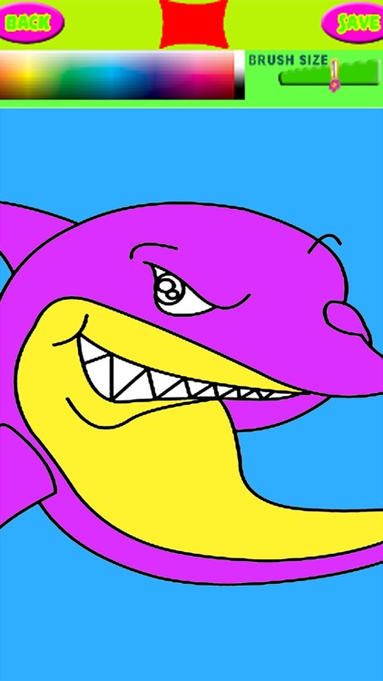 Shark Coloring Book Games For Kids Edition