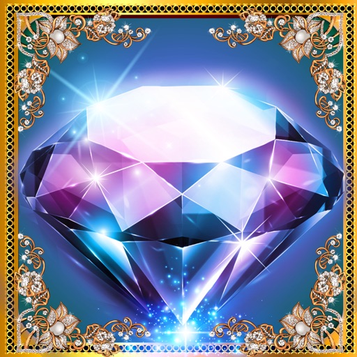 Diamonds Blast Hexagon Icon