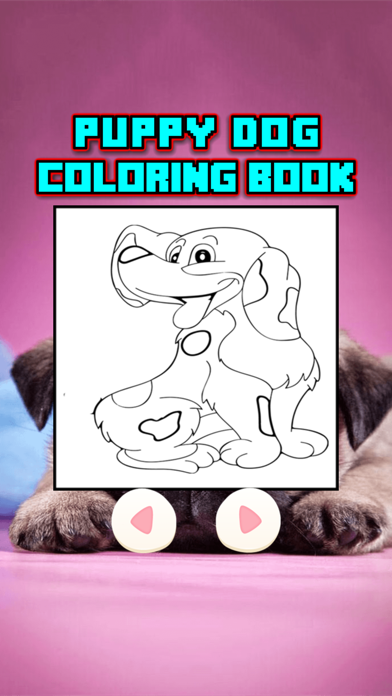 Puppy Dog Coloring Pages Animals Painting Drawing screenshot 3