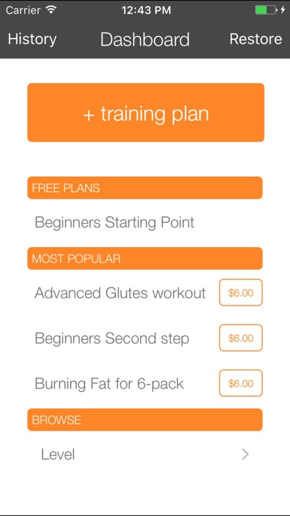 Gymly - gym workout tracking app