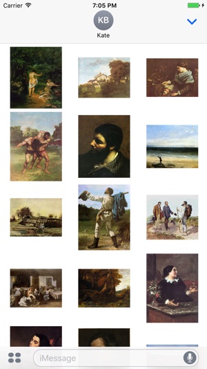 Gustave Courbet Painting for iMessage(圖3)-速報App