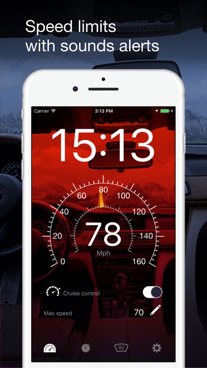 Speedometer GPS: HUD, Car Speed Tracker, Mph Meter screenshot-3