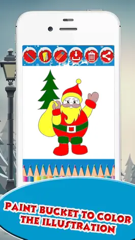 Game screenshot Santa Claus coloring pages hack