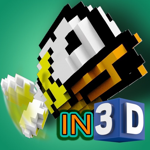 3D Bird Flapping - Dont fall Icon