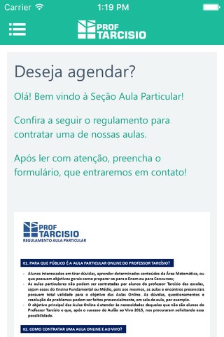 Prof Tarcísio screenshot 2