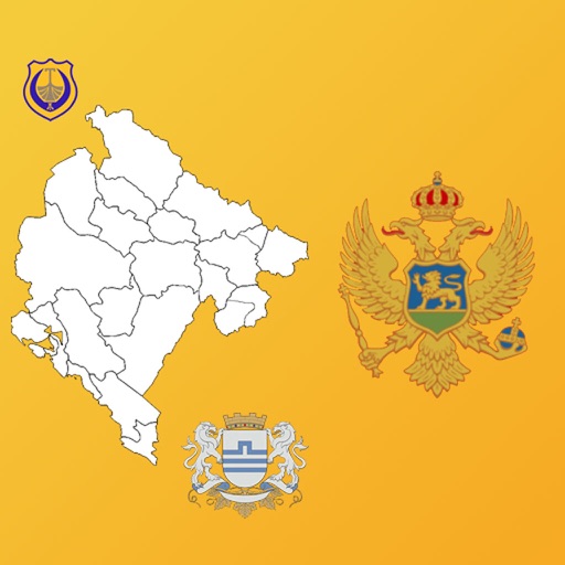 Montenegro Municipality Maps and Coat of Arms iOS App