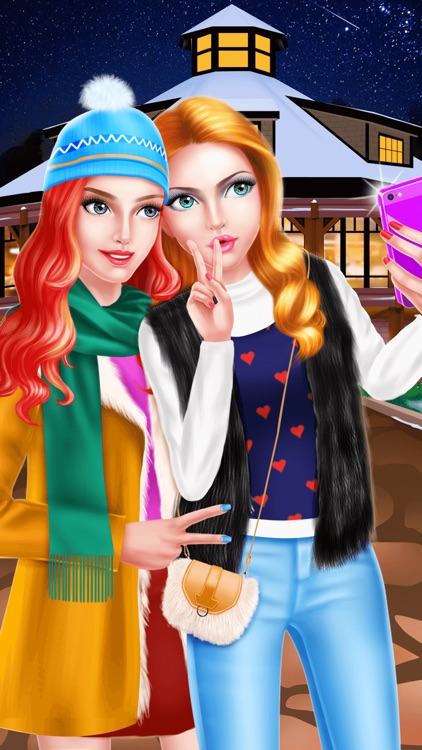 Winter Holiday: BFF Dress Up & Makeup Beauty Salon screenshot-4