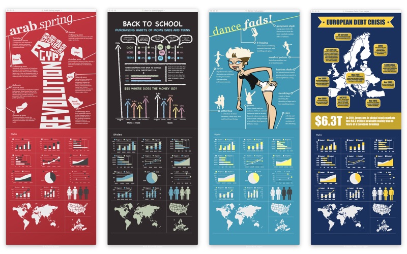 Infographic Templates for Pages thumbnail 4