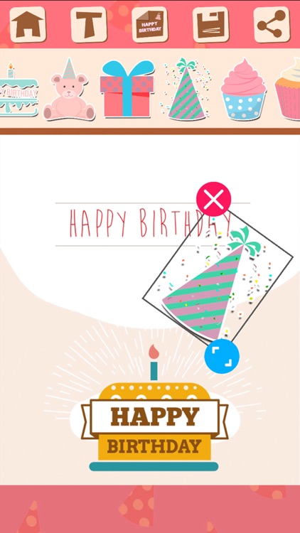 Birthday greeting cards and stickers – Pro