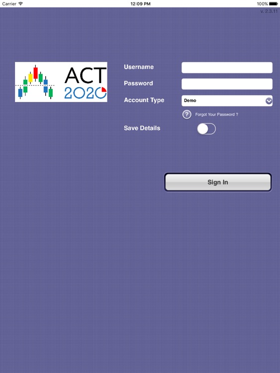 Act2020 Mobile for iPad