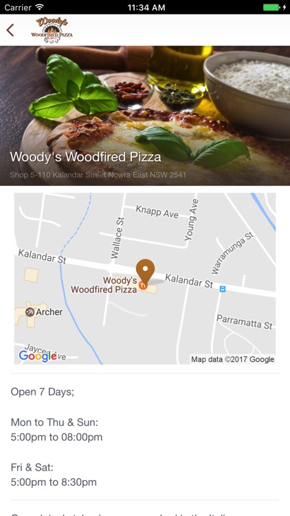 Woody's Woodfired Pizza