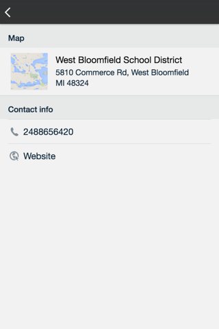West Bloomfield School District screenshot 2