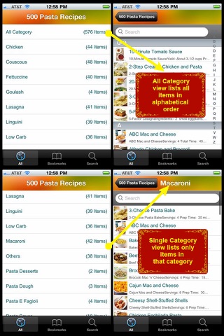 500 Pasta Recipes screenshot 2