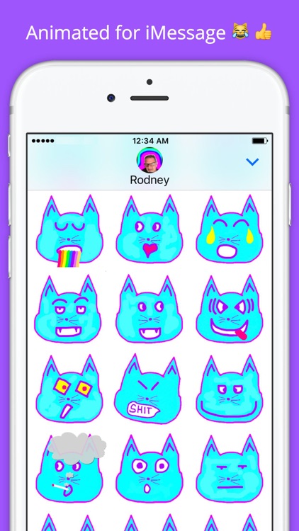 Emoji Kitty - Animated Cat Emojis Stickers screenshot-3
