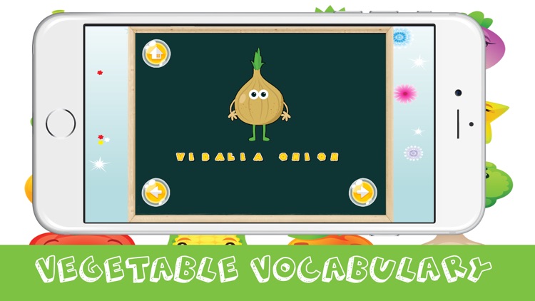 ABC Kids First Words - Vegetables Fruits Alphabet