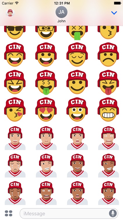 Cincinnati Baseball Stickers & Emojis screenshot-4