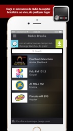 R&aacute;dios de Bras&iacute;lia Ao Vivo - Lite Captura de tela 1