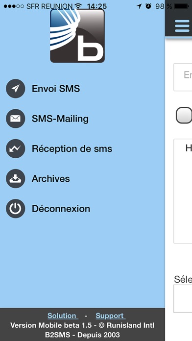 [B2SMS] : Solution SMS screenshot 2