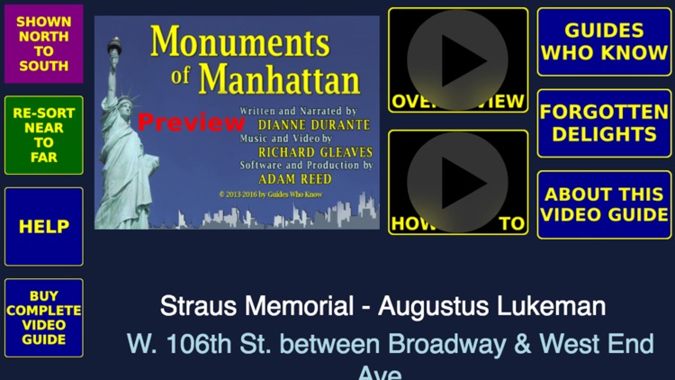 Preview: Monuments of Manhattan Videoguide